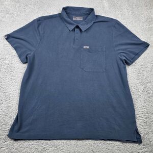 FIGS Pro Polo Shirt Mens Size XXL Dark Blue Pique Knit‎ Healthcare Apparel